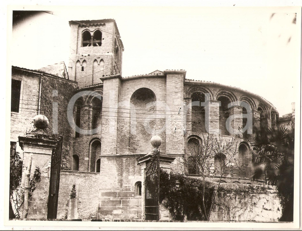 Fotografia d epoca originale 1970 ca PADOVA Chiesa di Santa Sofia vista da via San Mattia Foto 23x17 cm 1