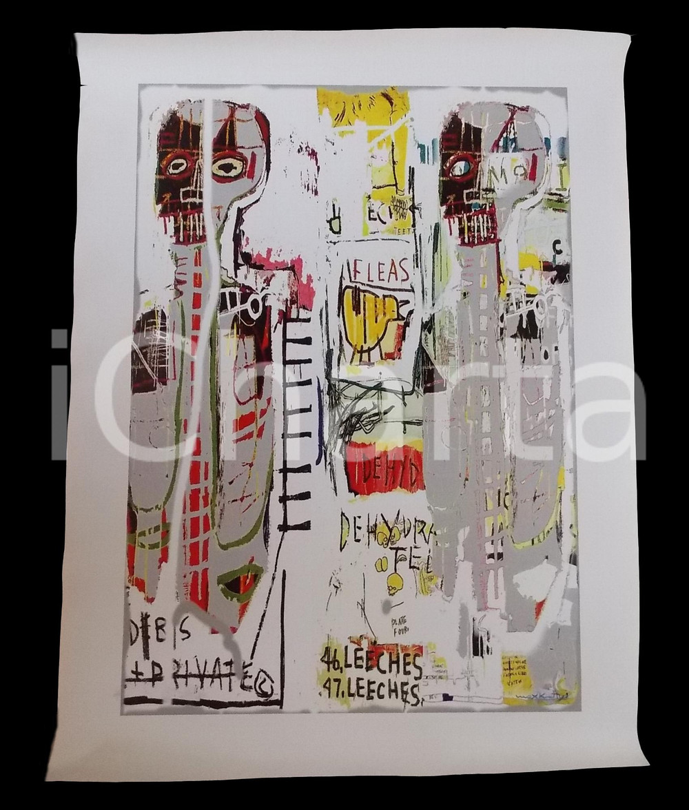 Stampa, bozzetto originale 1990 ca Max KUATTY Pittura astratta Stampa su pvc 88x116 cm 1