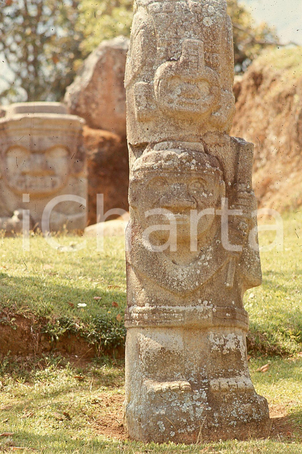 Fotografia d epoca originale 1965 PARAGUAY Scorcio artistico  VINTAGE SLIDE  DIAPOSITIVA d epoca 1