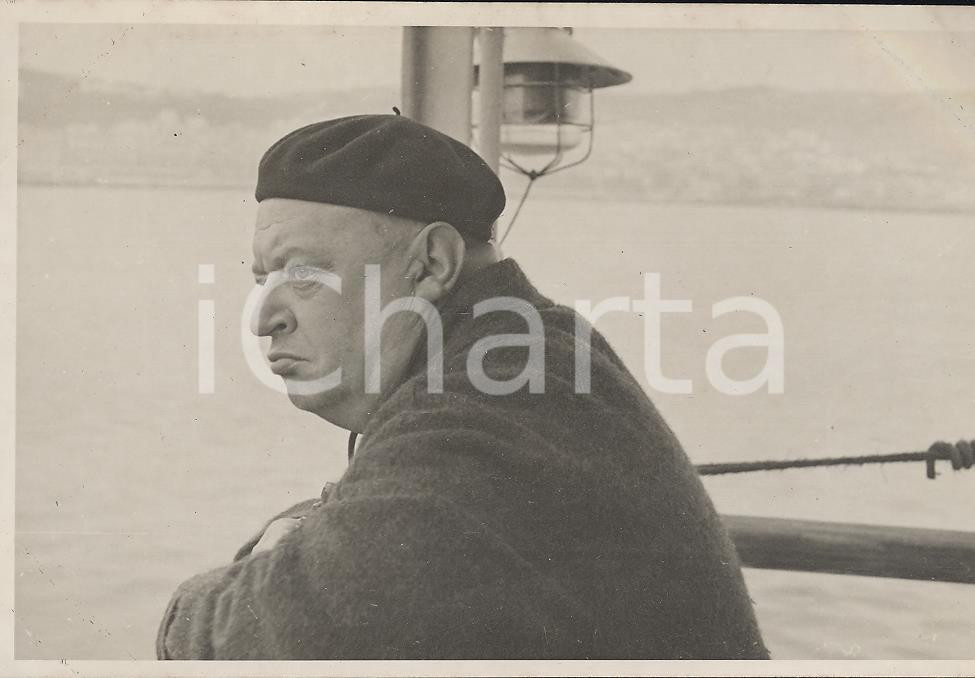 Fotografia d epoca originale 1937 In navigazione verso ALGERI  REAL PHOTO cm 13,5 x 8,5 1