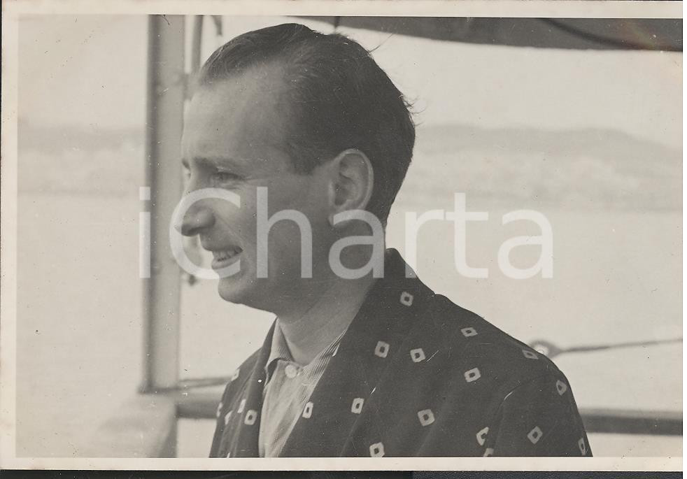 Fotografia d epoca originale 1937 In navigazione verso ALGERI  REAL PHOTO cm 13,5 x 8,5 1