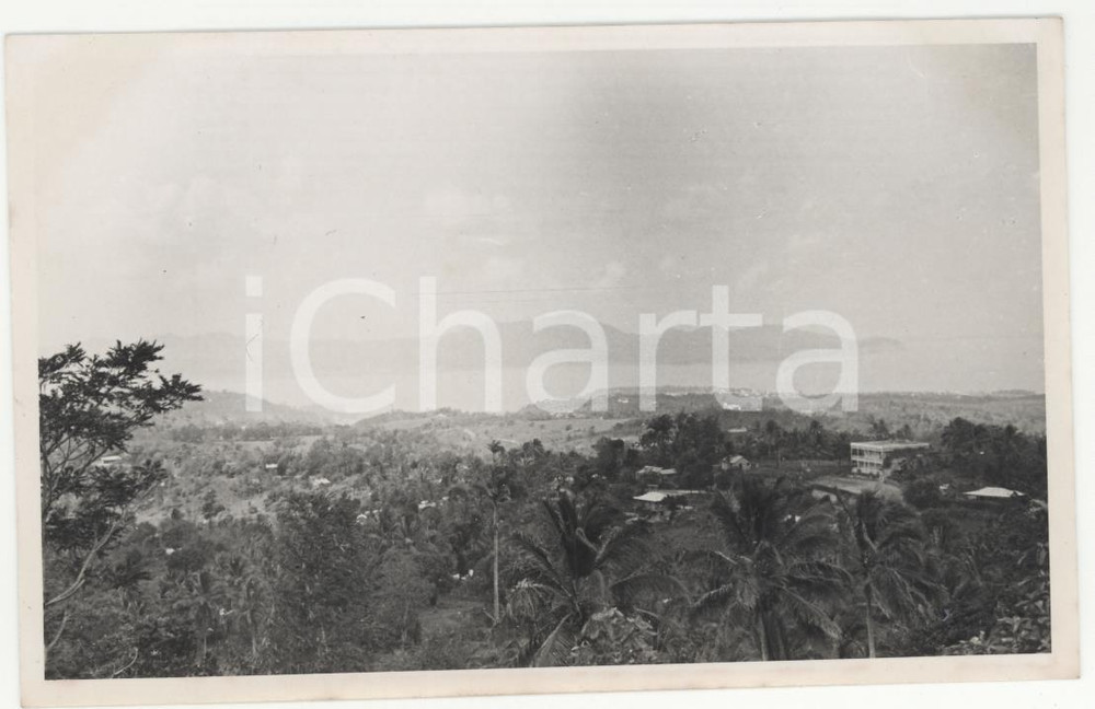Fotografia d epoca originale 1937 FORT DE FRANCE Martinica Veduta generale 2REAL PHOTO cm 13,5 x 8,5 1