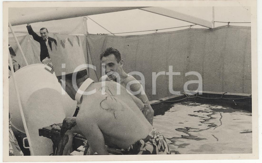 Fotografia d epoca originale 1937 PANAMA Il passaggio della linea 8REAL PHOTO cm 13,5 x 8,5 1