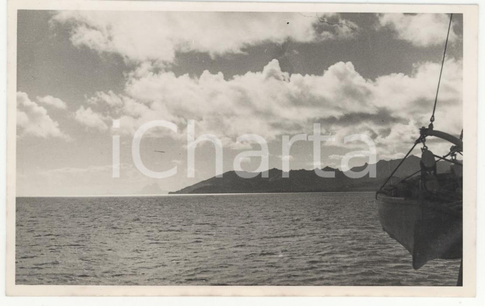Fotografia d epoca originale 1937 BORA BORA Polinesia Veduta di TAHAA  PHOTO cm 13,5 x 8,5 1