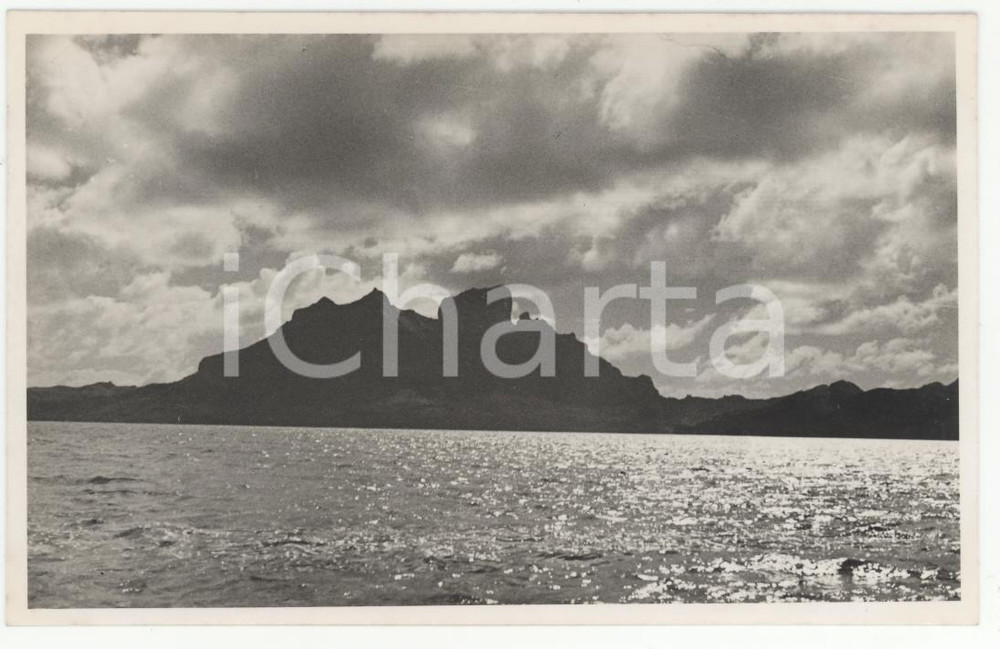 Fotografia d epoca originale 1937 BORA BORA Polinesia Veduta generale 2  REAL PHOTO cm 13,5 x 8,5 1
