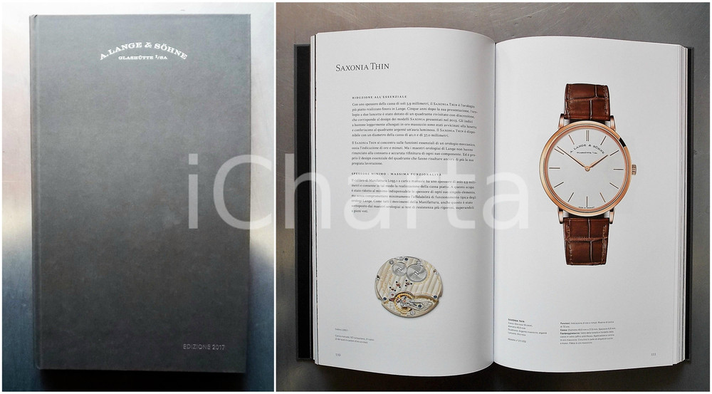 Libro, pubblicazione d epoca 2017 A. LANGE & SÃ–HNE Orologi  In memoria di Walter LANGE Catalogo ILLUSTRATO 1