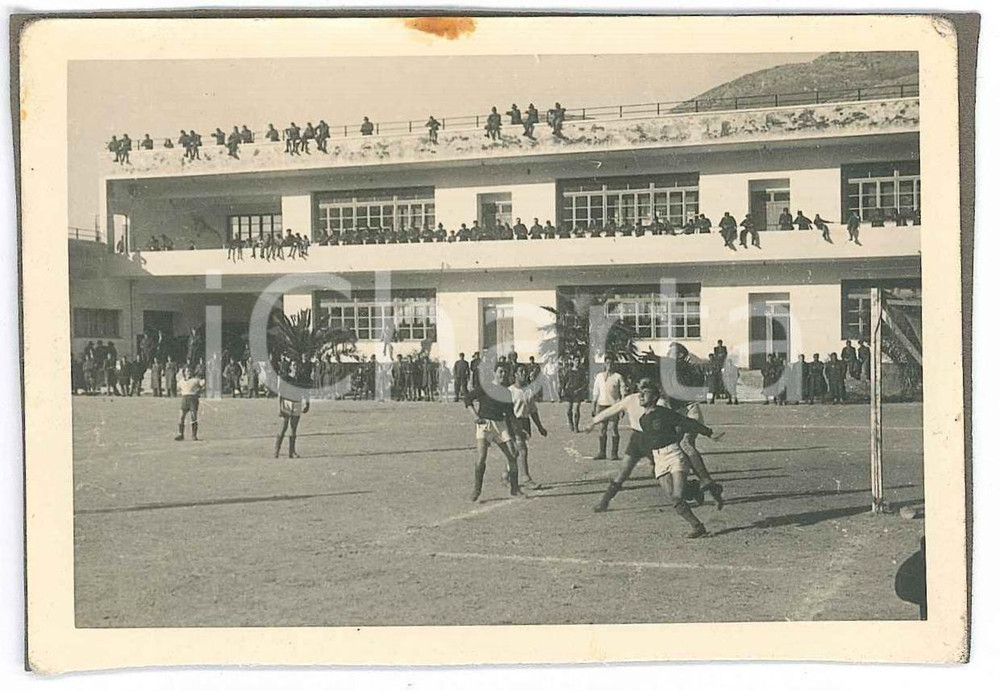 Fotografia d epoca originale 1940 ca ITALIA  ESERCITO Partita di calcio tra soldati  Foto 6x8 cm 3 1