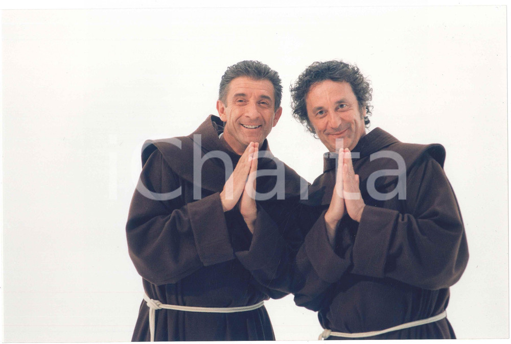 Fotografia d epoca originale 2004 CANALE 5 Benedetti dal Signore  Ezio GREGGIO Enzo IACCHETTI  Foto 4 1