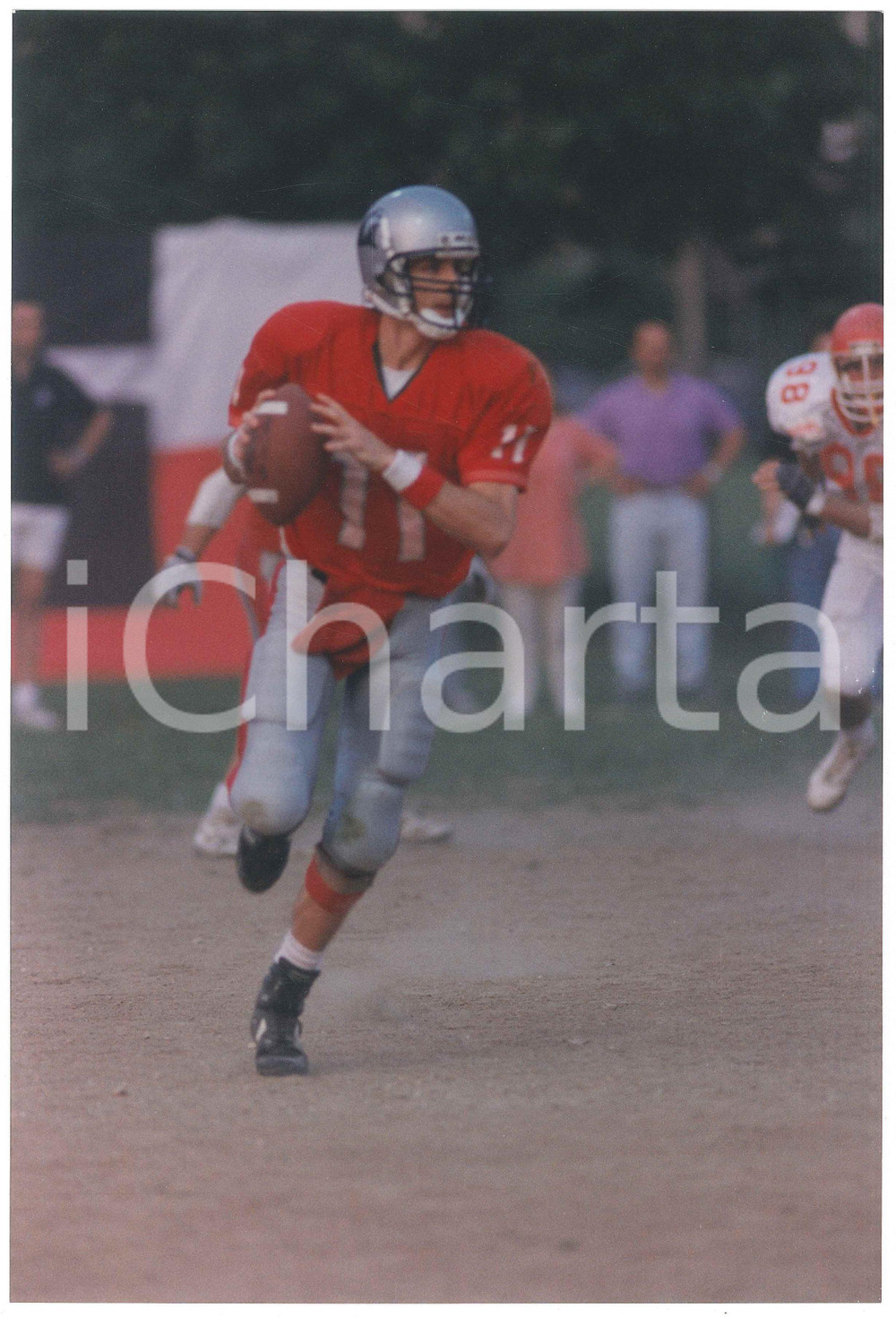 Fotografia d epoca originale 1995 ca ITALIA Football Americano BLACKHAWKS CERNUSCO Allenamento  Foto 3 1