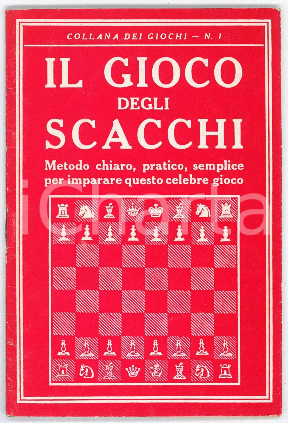 Libro, pubblicazione d epoca 1965 U.M. Il gioco degli scacchi  Biblioteca del Popolo Ed. SONZOGNO 1