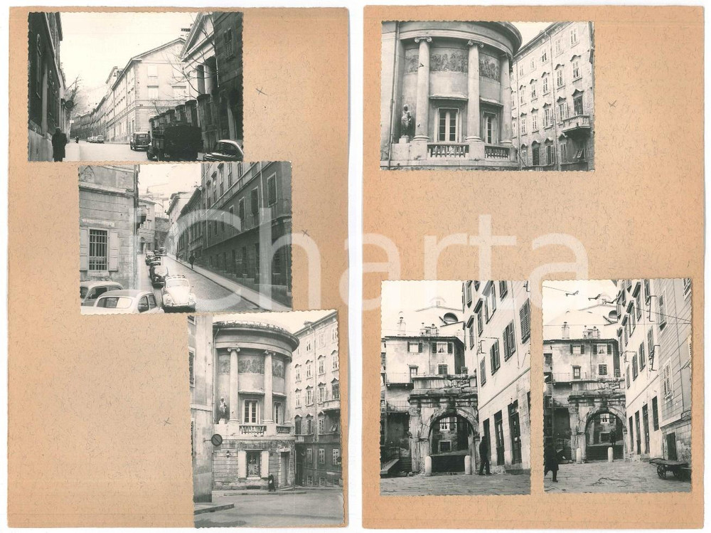 Fotografia d epoca originale 1963 TRIESTE Arco di Riccardo e Casa rotonda PANCERA  6 fotografie 10x7 cm 1