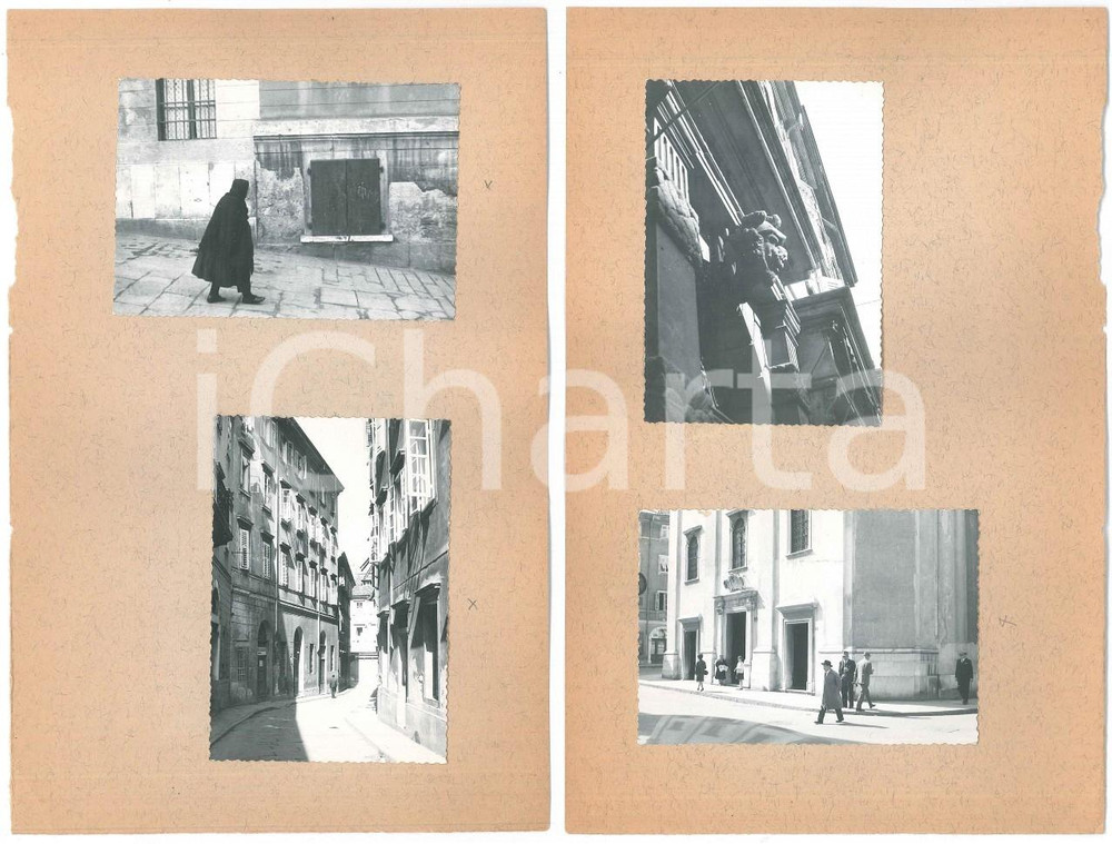 Fotografia d epoca originale 1963 TRIESTE Scorci cittadini  Vedute  4 fotografie 10x7 cm 1