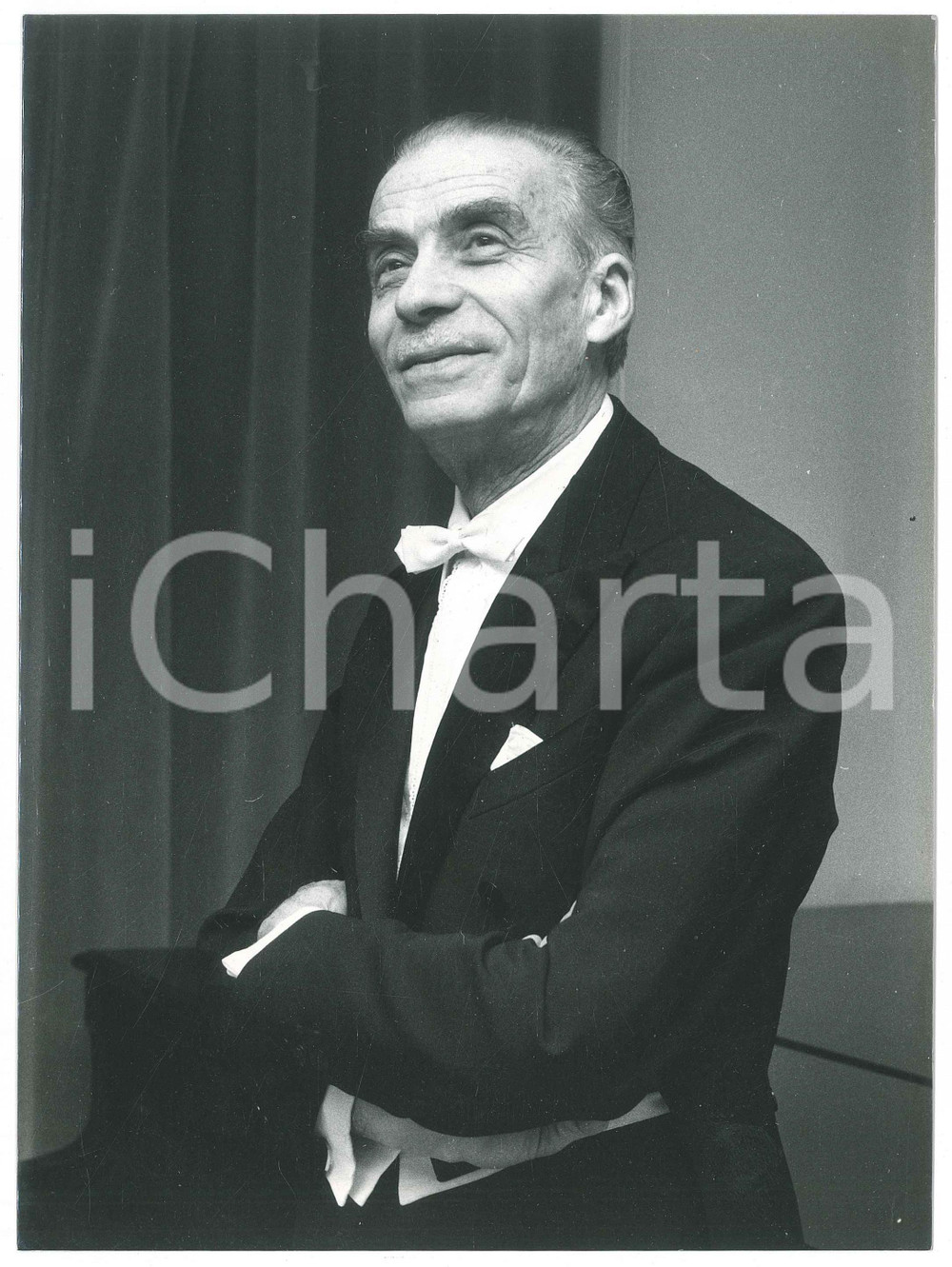 Fotografia d epoca originale 1975 ca ITALIA  MUSICA Mario ROSSI Direttore d orchestra  Foto 17x23 cm 1