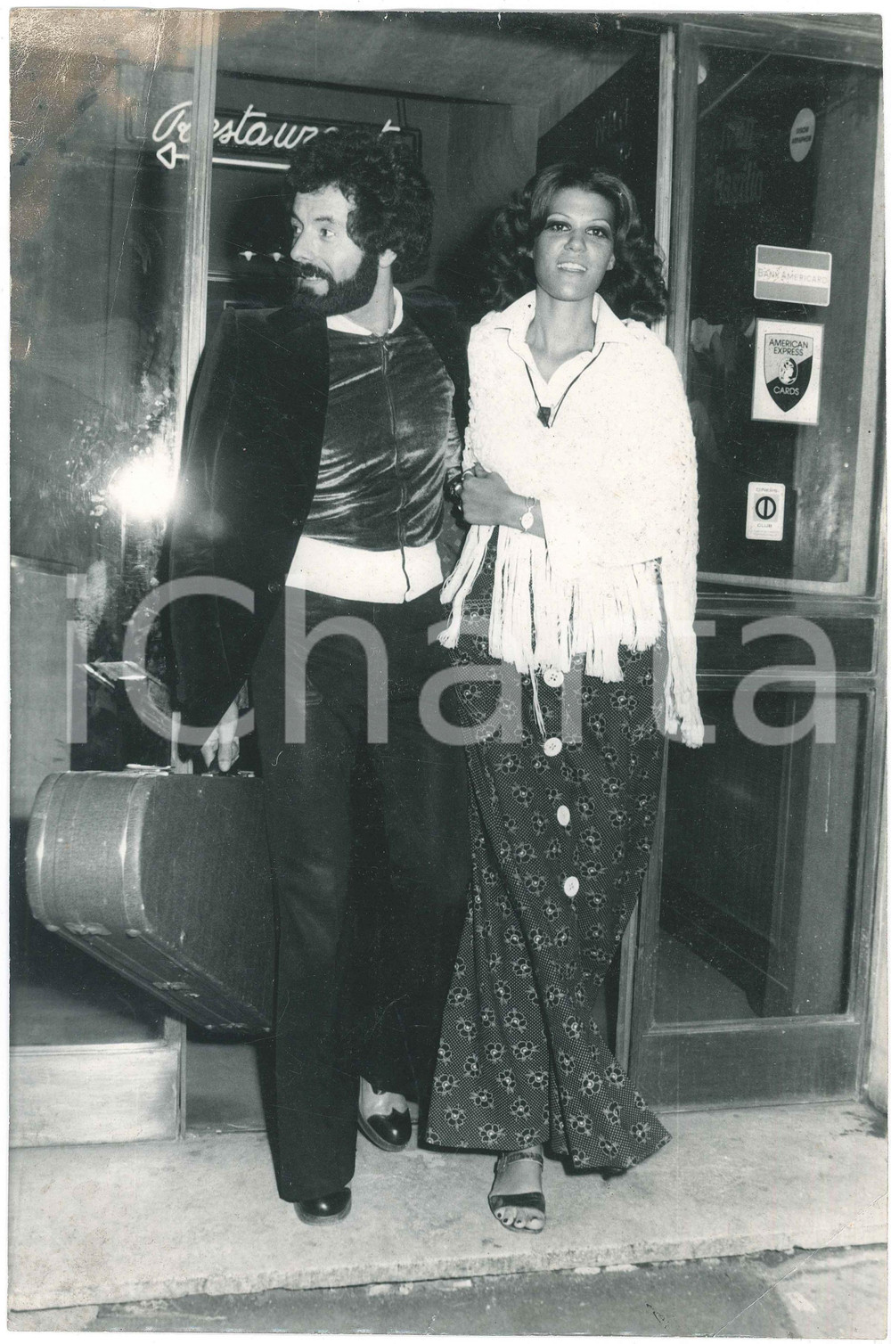 Fotografia d epoca originale 1975 ca ITALIA  MUSICA Angelo BASILE Ritratto Foto DANNEGGIATA 20x30 cm 1
