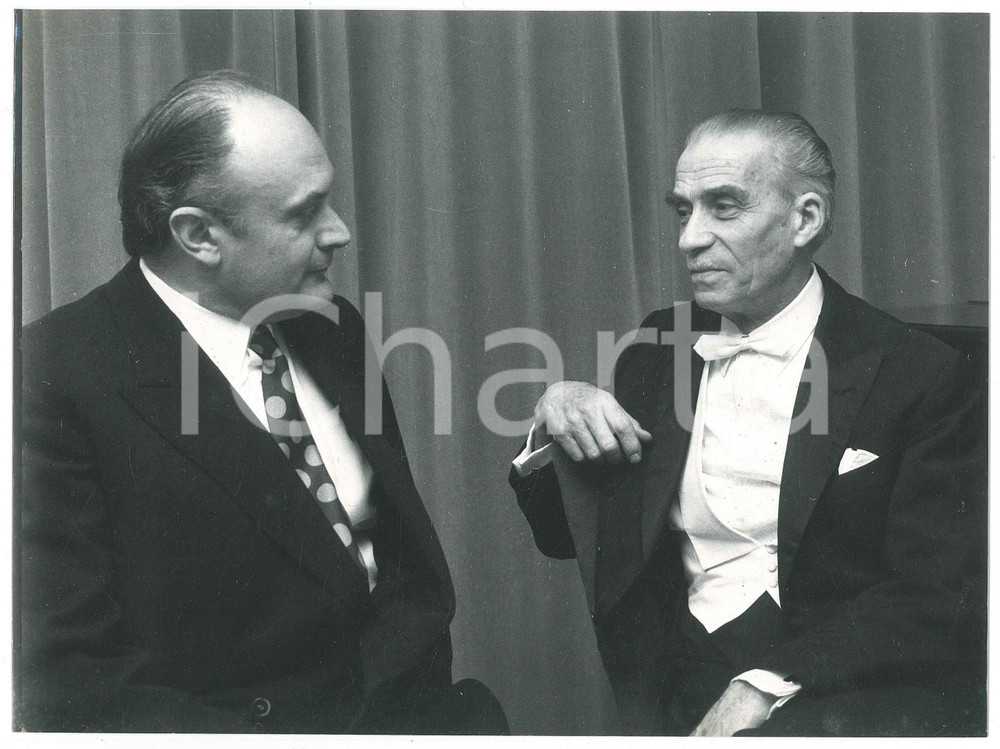 1975 ca ITALIA - MUSICA Mario ROSSI Direttore d'orchestra - Foto 23x17 cm (1)