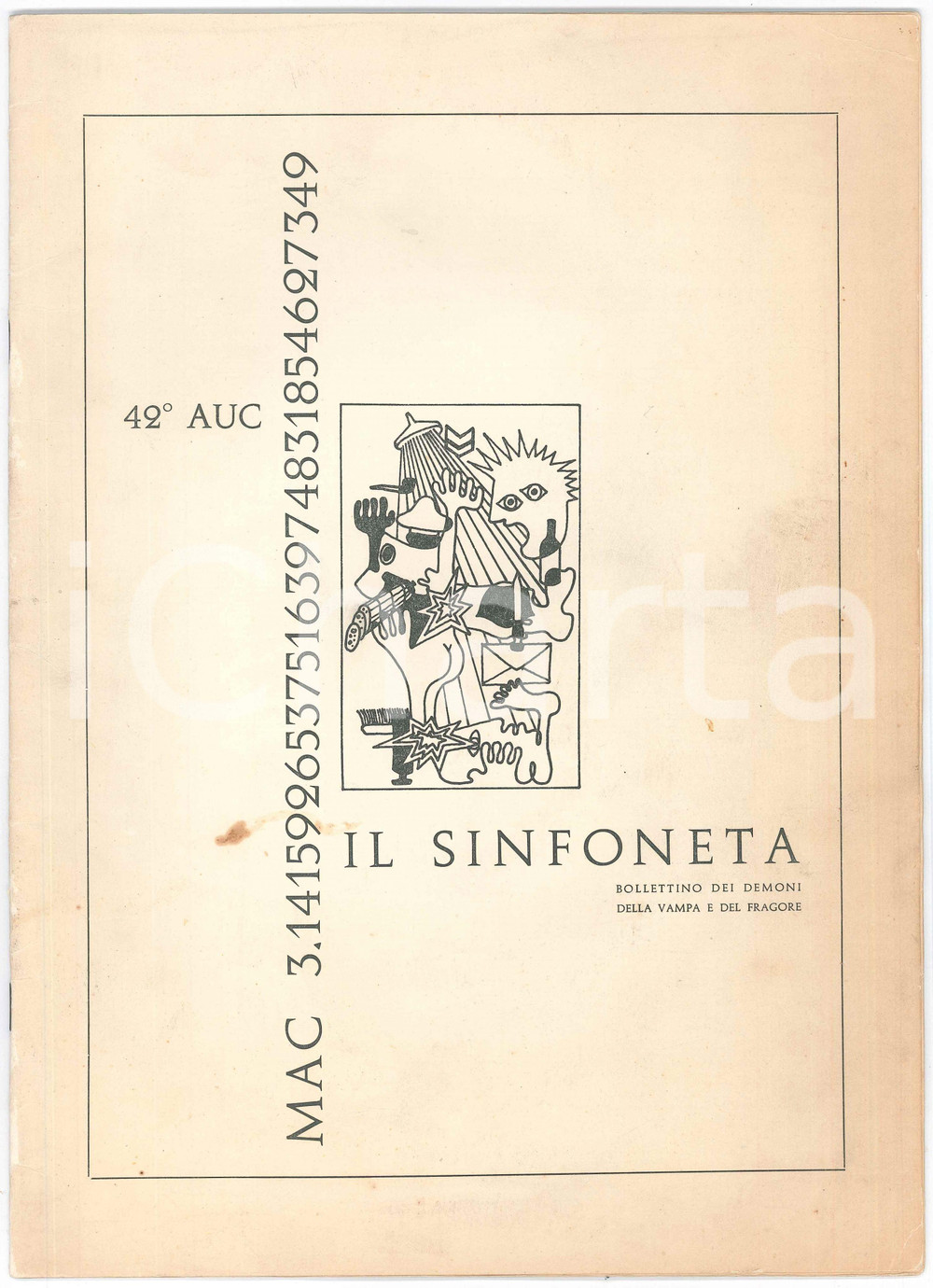 1966 CIVITAVECCHIA Scuola Artiglieria 42Â° AUC *Pubblicazione illustrata militare Pubblicazione originale militare, illustrata.PAGINE: 22 FAIR/discreto macchie in copertina Formato: 24x32 cm originale e autentica 1