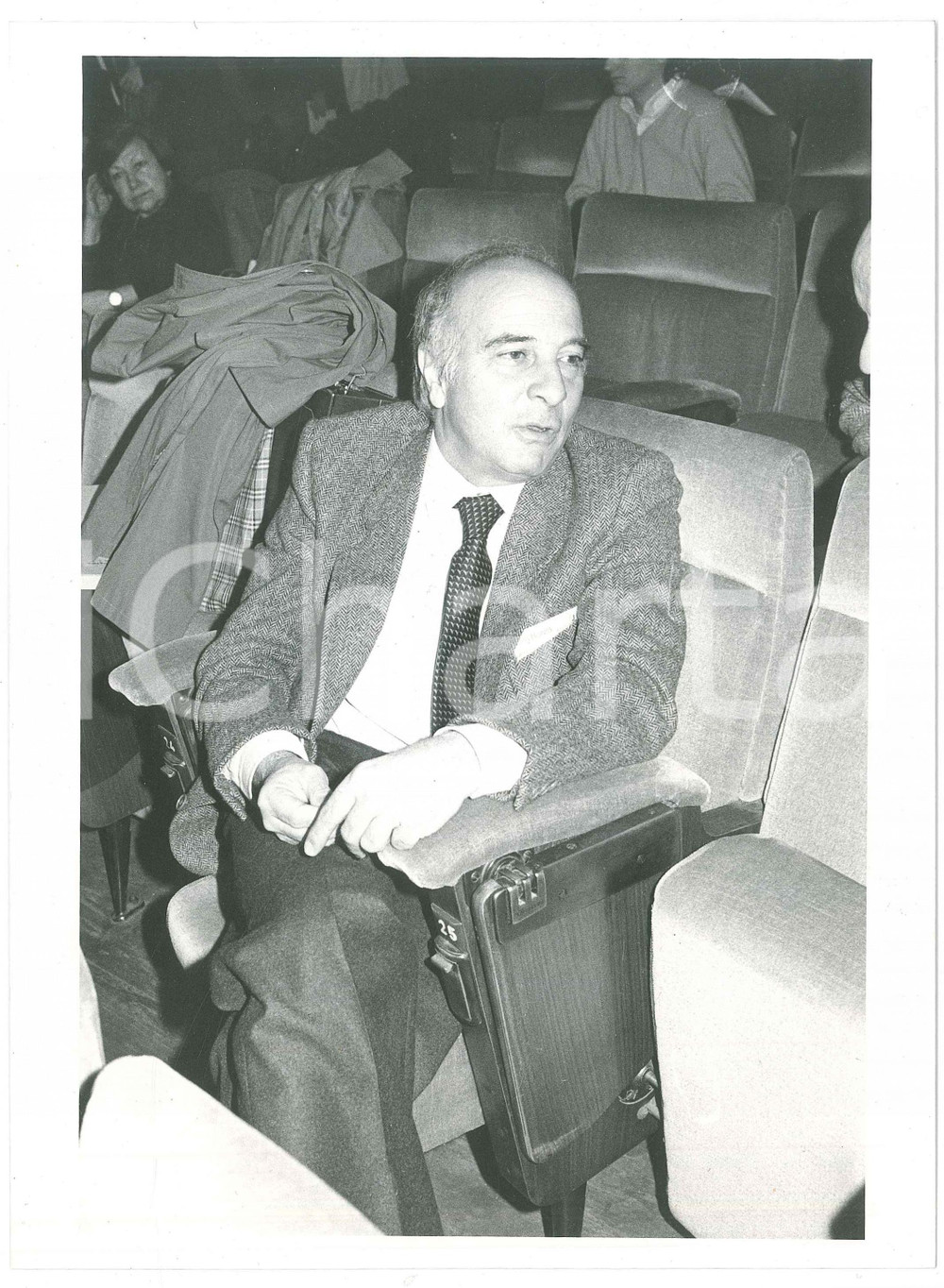 Fotografia d epoca originale 1980 ca PARTITO COMUNISTA ITALIANO Aldo D ALESSIO Politico PCI Foto 18x24 cm 1