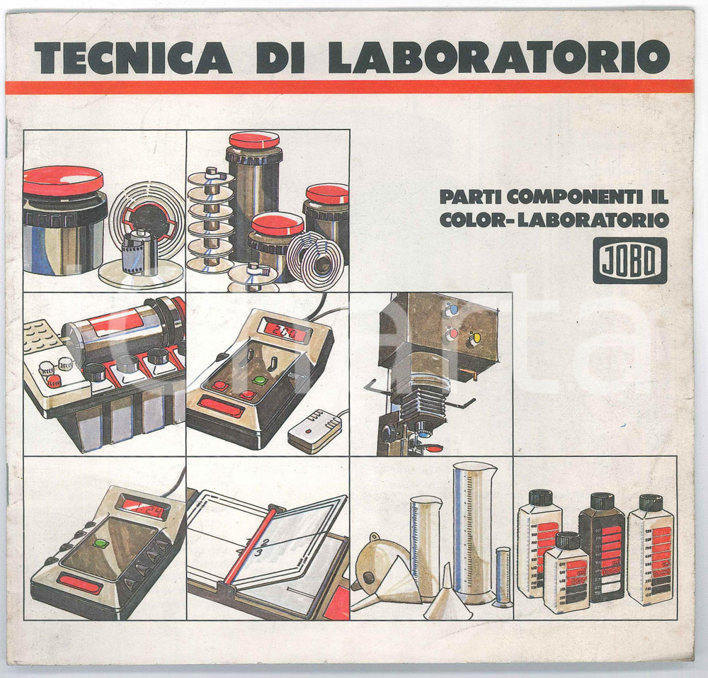 Libro, pubblicazione d epoca 1980 Ditta JOBO  Tecnica di laboratorio  Catalogo ILLUSTRATO 22 pp. 1