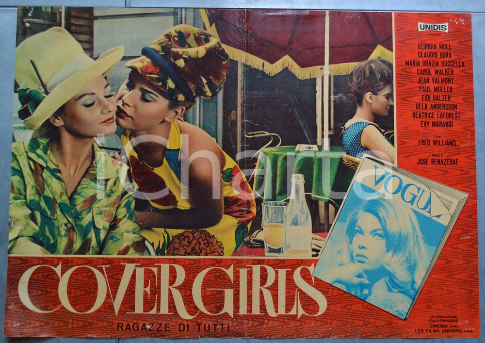 Materiale cinematografico d’epoca 1964 CINEMA Cover Girls  Ragazze di tutti Georgia MOLL Lobby card 6 1