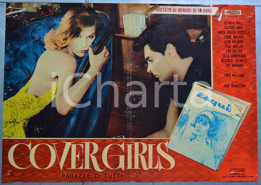 Materiale cinematografico d’epoca 1964 CINEMA Cover Girls  Ragazze di tutti Georgia MOLL Lobby card 1 1