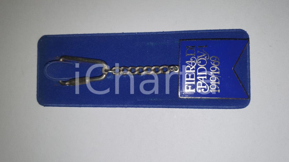 1969 FIERA DI PADOVA Portachiavi per il cinquantenario 3x10 cm 1