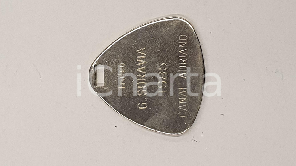 1985 CANAL ADRIANO Trofeo G. SORAVIA Medaglia in metallo 3x3 cm 1