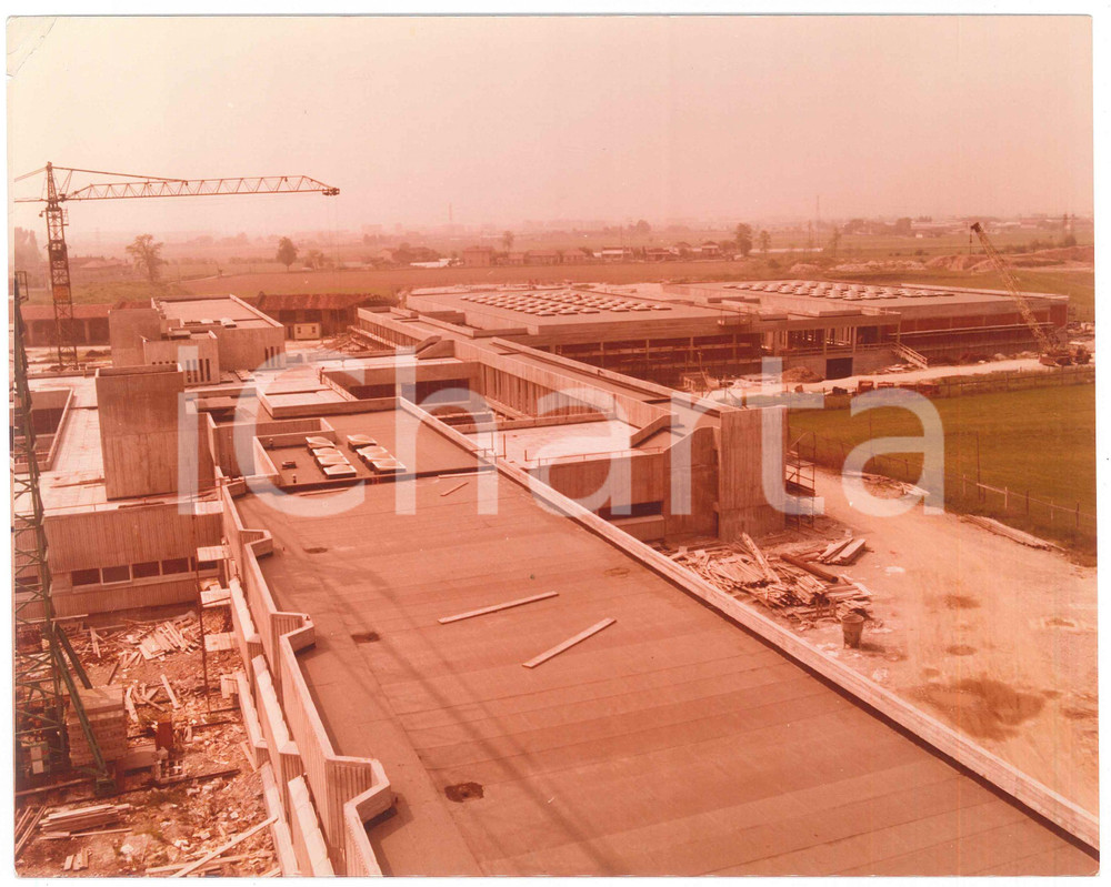 Fotografia d epoca originale 1975 GRUGLIASCO TO Complesso Scolastico del BAROCCHIO  Lavori 1 Foto 1