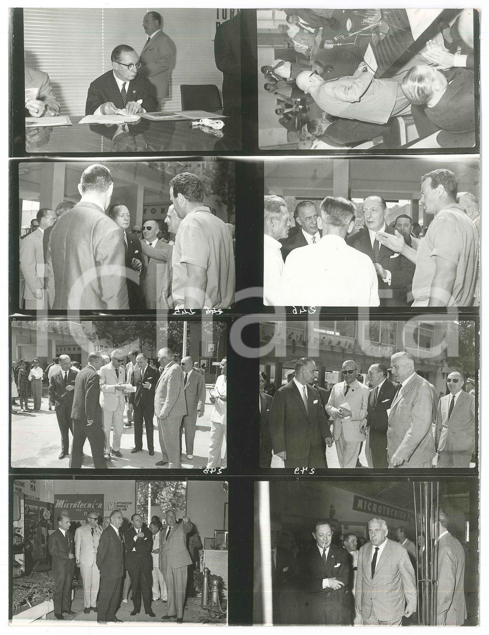 Fotografia d epoca originale 1980 ca ANCONA ? Convegno porti turistici dell Adriatico Foto 8 provini 2 1