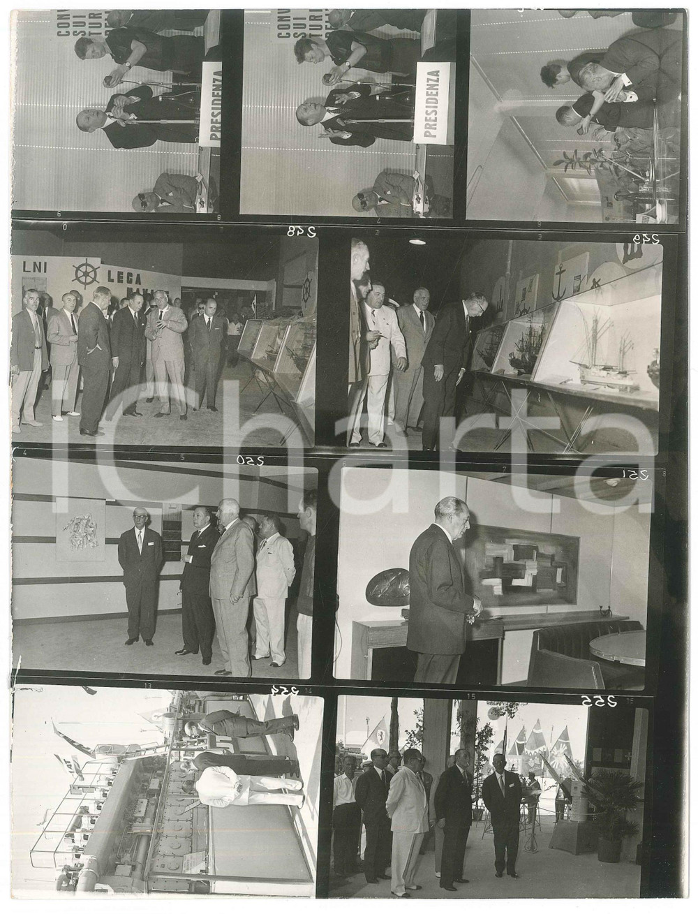 1980 ca ANCONA (?) Convegno porti turistici dell'Adriatico *Foto 9 provini (2)