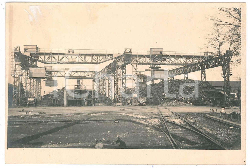 Fotografia d epoca originale 1940 ca MILANO BOVISA Ditta CERETTI E TANFANI  Cantiere 1 Foto 18x13 cm 1