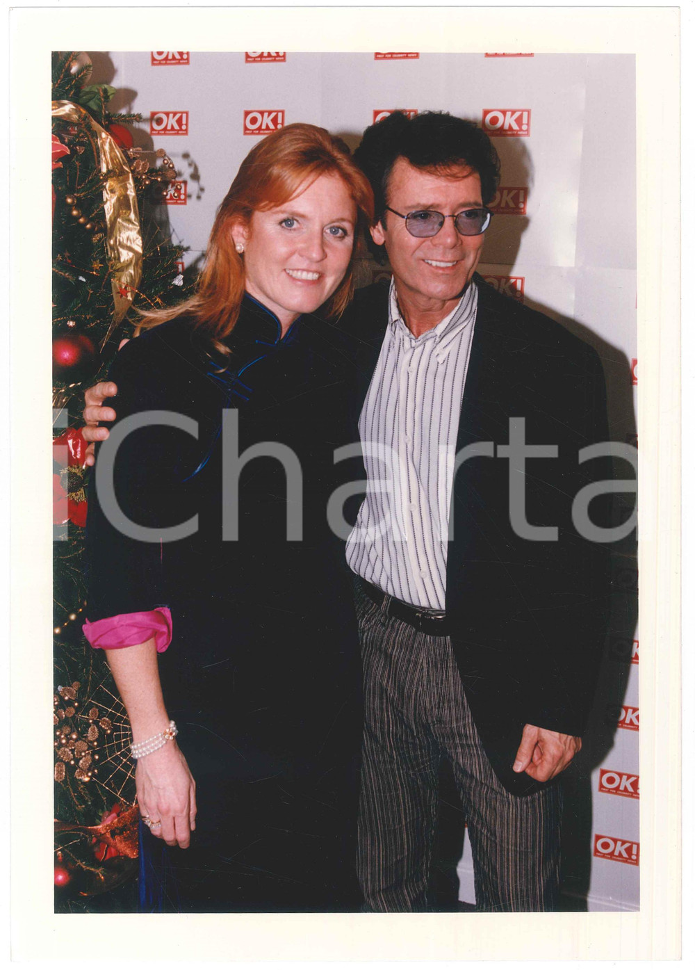 Fotografia d epoca originale 1997 UK Sarah FERGUSON at CHILDREN IN CRISIS Hallelujah Concert  Photo 21x29 1