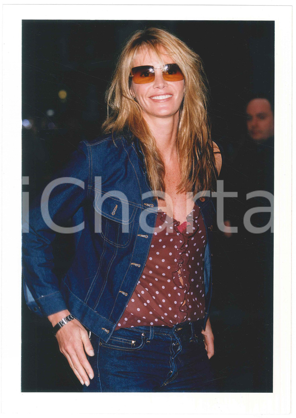 Fotografia d epoca originale 2000 LONDON Elle MACPHERSON Celebrity premiere of MISSION IMPOSSIBILE II Photo 1
