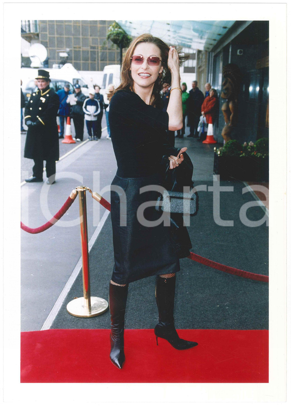 Fotografia d epoca originale 2001 LONDON S HILTON Park Lane  Amanda DONOHUE at Pride of Britain Awards PHOTO 1