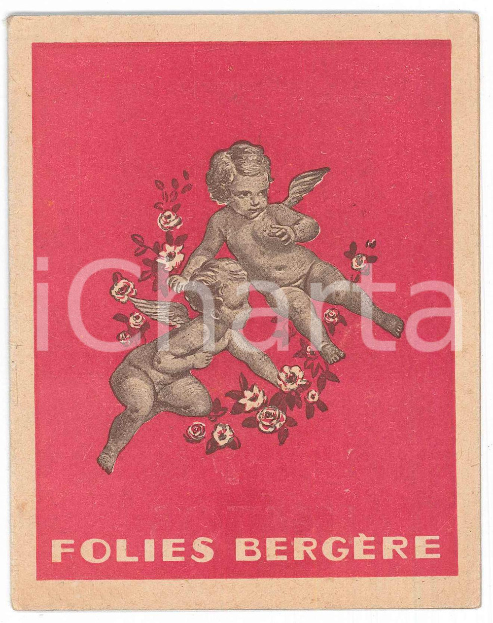 Materiale pubblicitario d’epoca 1950 ca PARIS FOLIES BERGERE  Programma spettacoli Pubblicitario 18 pp. 1