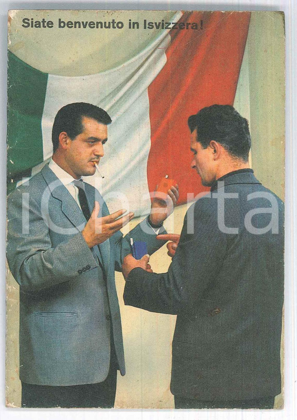 Libro, pubblicazione d epoca 1961 Benvenuto in SVIZZERA  Guida tascabile per italiani F. J. BURRUS Tabacchi 1