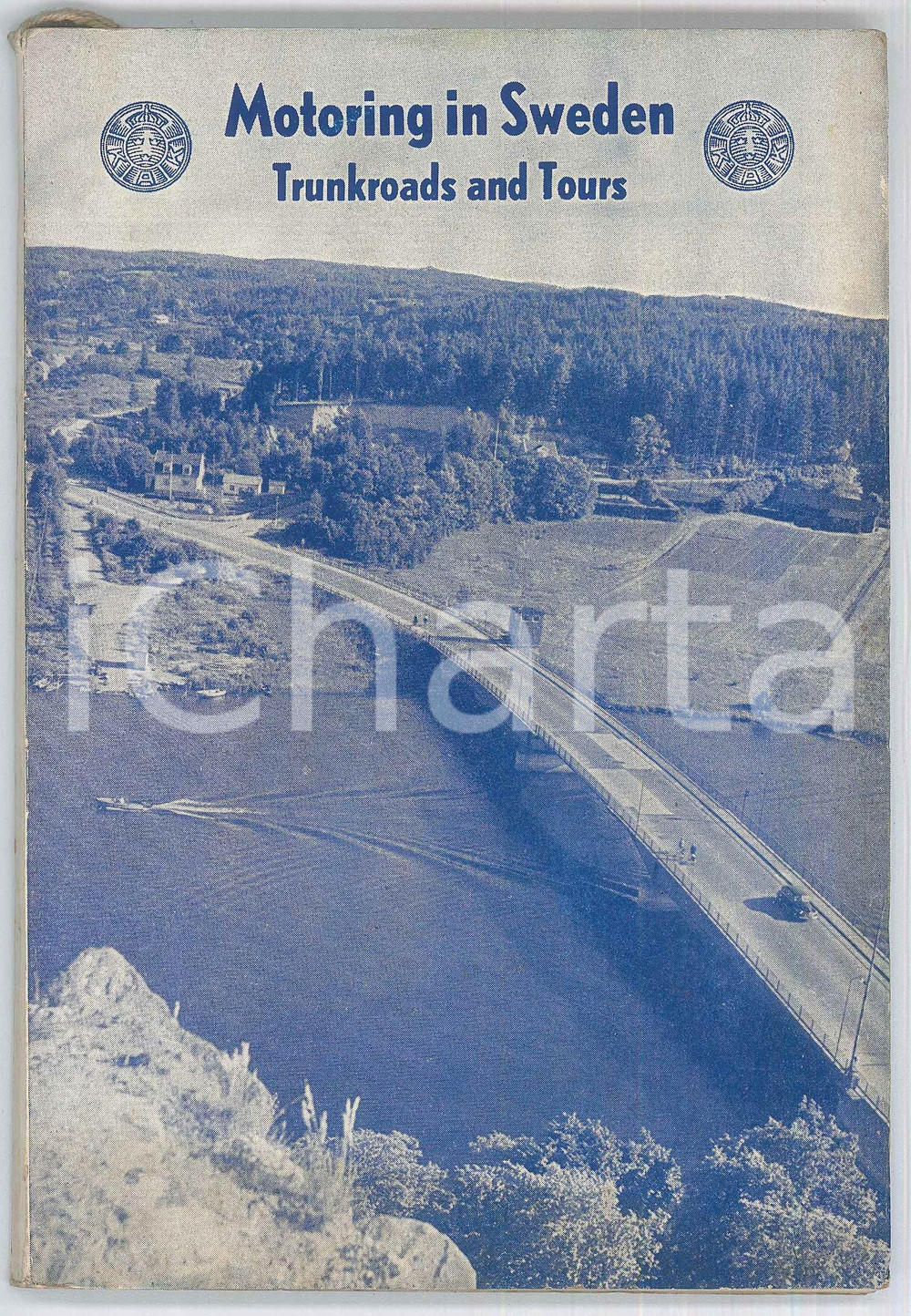 Libro, pubblicazione d epoca 1952 TOURISM Motoring in SWEDEN  Trunkroads and tours illustrated 125 p. 1