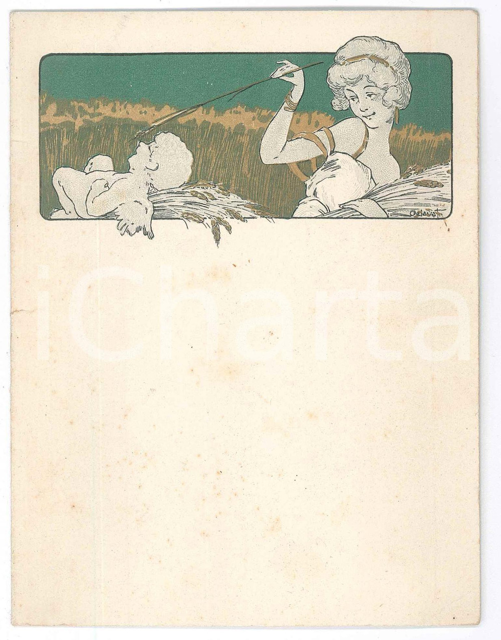 Oggetto da collezione cartaceo 1924 MONTE CARLO Restaurant des Ambassadeurs  Ill. DELAVAT vintage menu 1