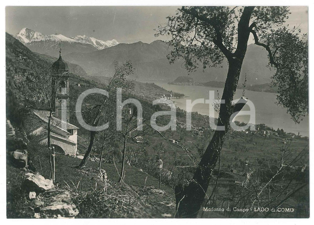 Cartolina originale da collezione 1960 ca LAGHI ALPINI  Madonna di Campo  LAGO DI COMO  Cartolina FG NV 1