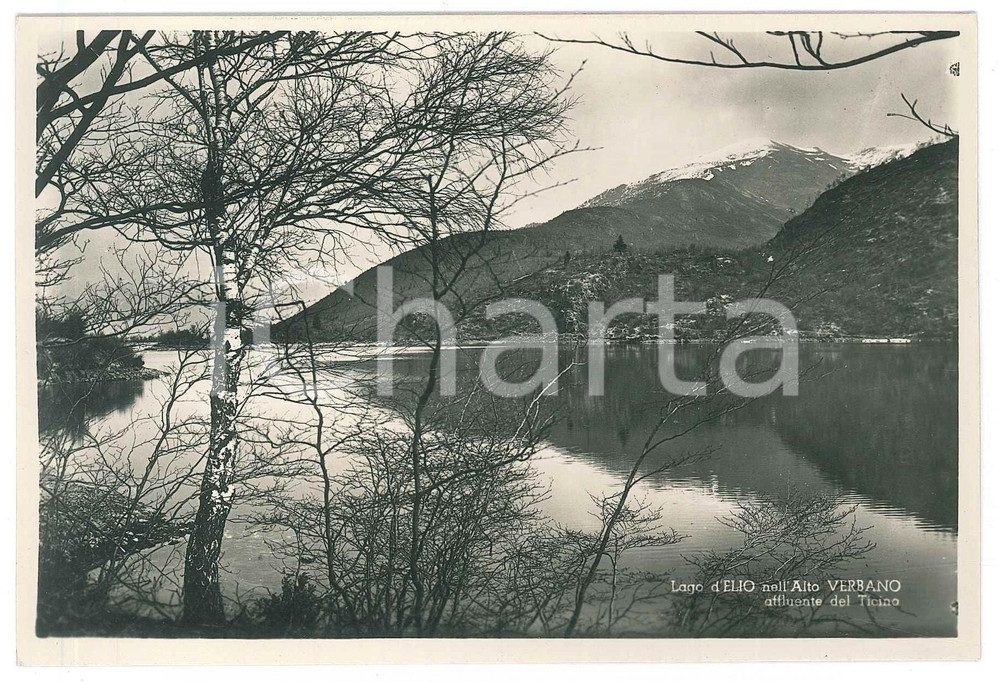 Cartolina originale da collezione 1960 ca LAGHI ALPINI  Lago d ELIO nell Alto Verbano  Cartolina FG NV 1