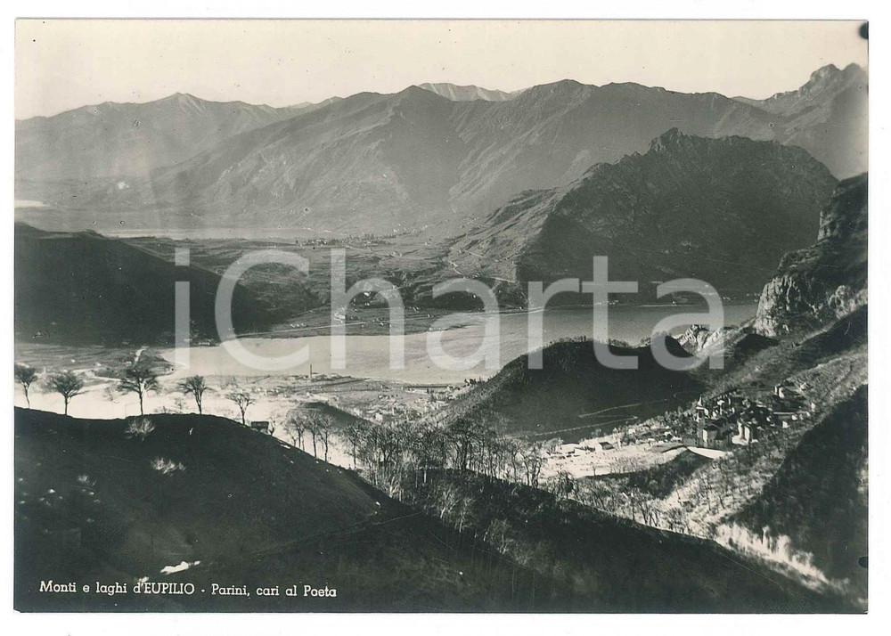 Cartolina originale da collezione 1960 ca LAGHI ALPINI  Monti e laghi d EUPILIO  Cartolina FG 1
