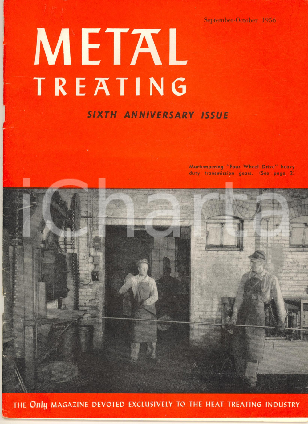 Giornale, rivista storica 1956 NEW ROCHELLE NY METAL TREATING   ILLUSTRATED Magazine 60 pp. 1