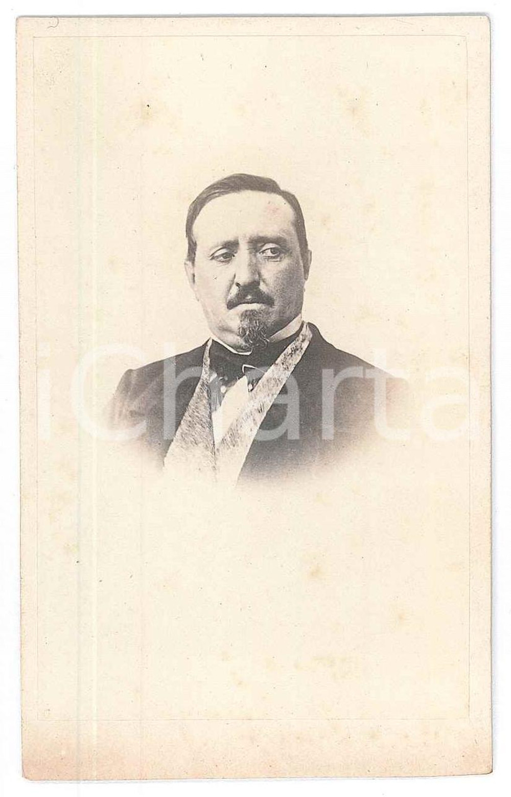 1870 ca ITALIA Ritratto maschile - Busto *Fotografia CDV