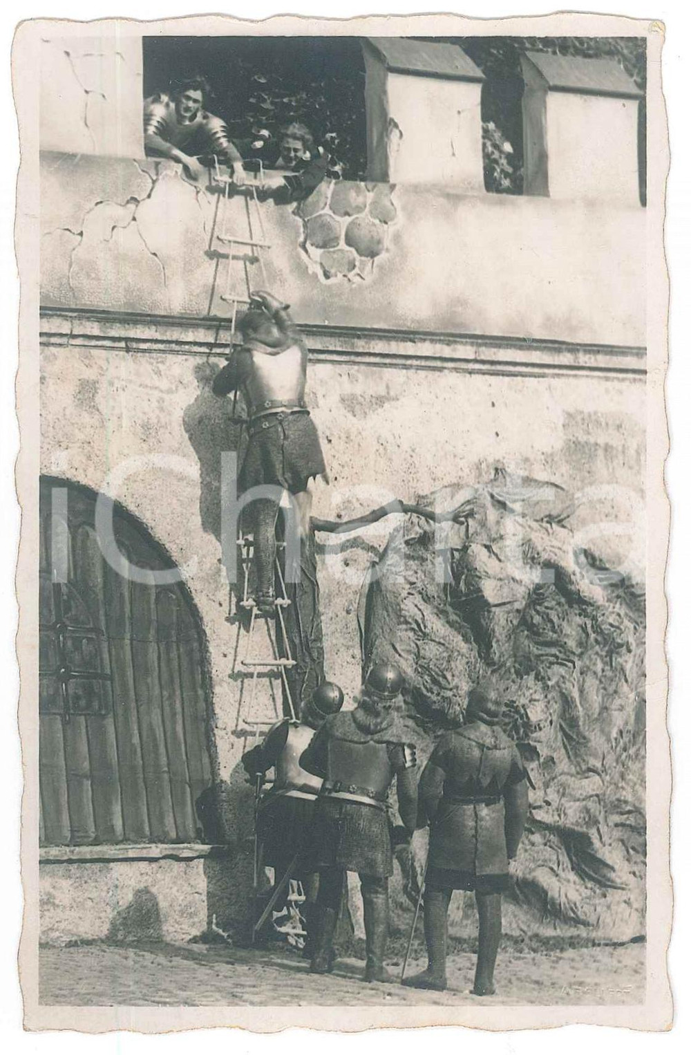 Fotografia d epoca originale 1932 ALTENBURG D Altenburger Heimatfestspiele Photo postcard 9x14 cm 1