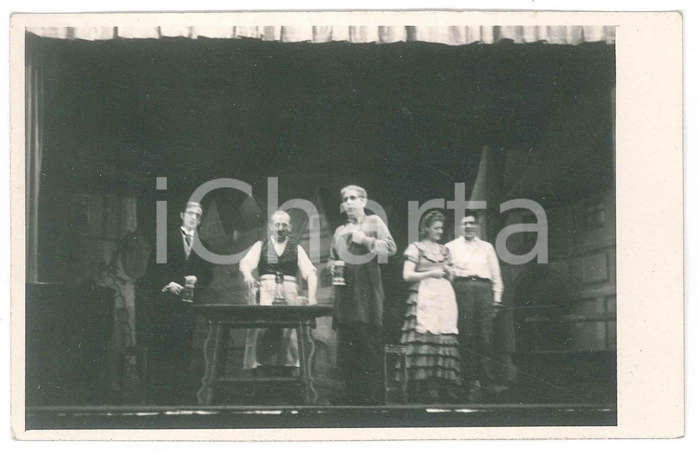 Fotografia d epoca originale 1940 ca TEATRO  DRESDA  Spettacolo in scena  Foto 14x9 cm 2 1