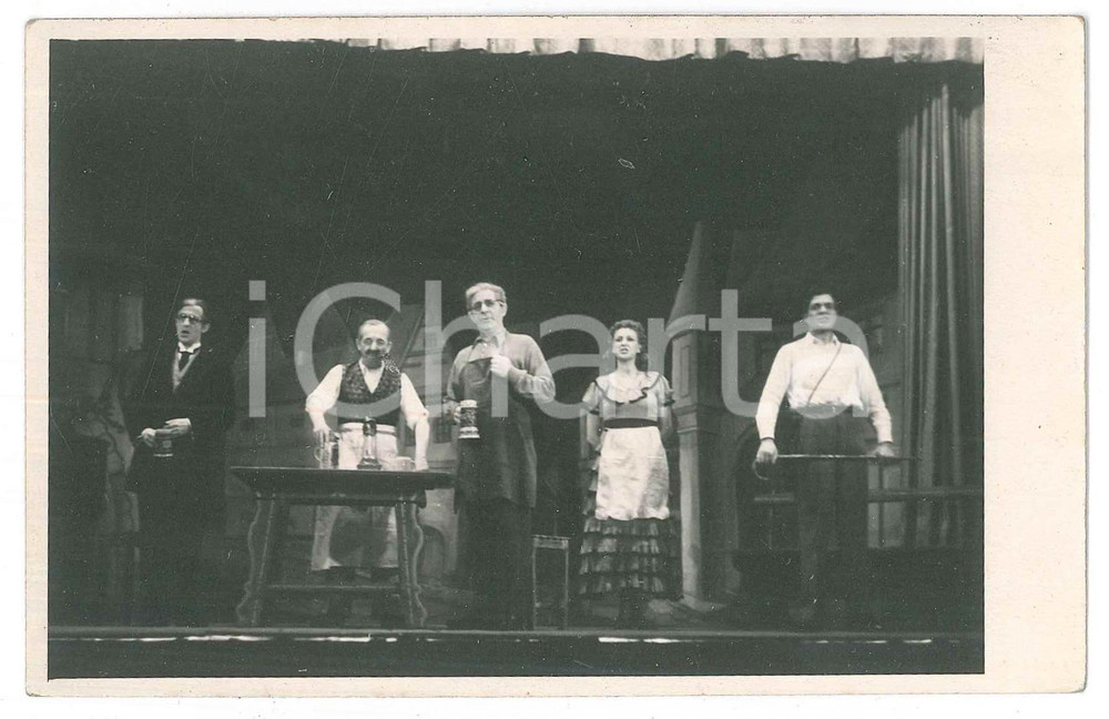 Fotografia d epoca originale 1940 ca TEATRO  DRESDA  Spettacolo in scena  Foto 14x9 cm 1 1