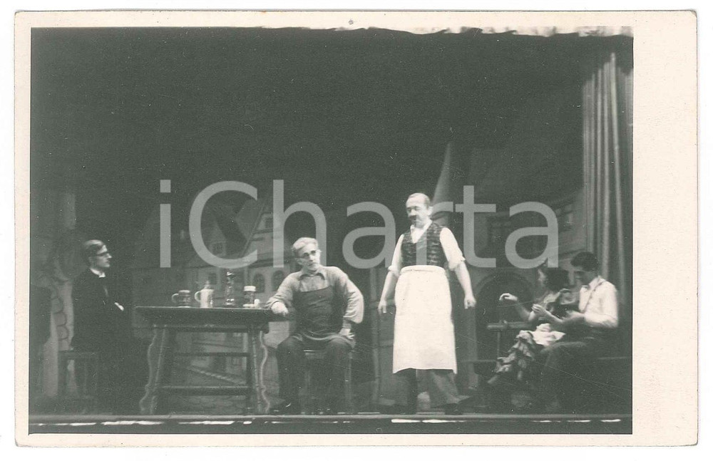 Fotografia d epoca originale 1940 ca TEATRO  DRESDA  Spettacolo in scena  Foto 14x9 cm 4 1