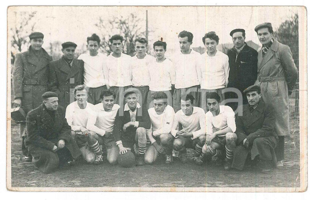 Fotografia d epoca originale 1957 ROTHA D FuÃŸballsportverein ROTHA  Football club Photo 14x9 cm 1