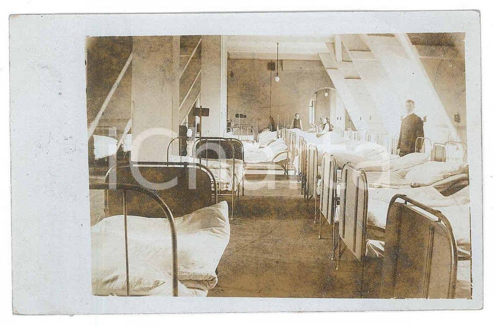 Fotografia d epoca originale 1912 FRANKENBERG/SACHSEN D Camerata di un collegio Foto 14x9 cm 1