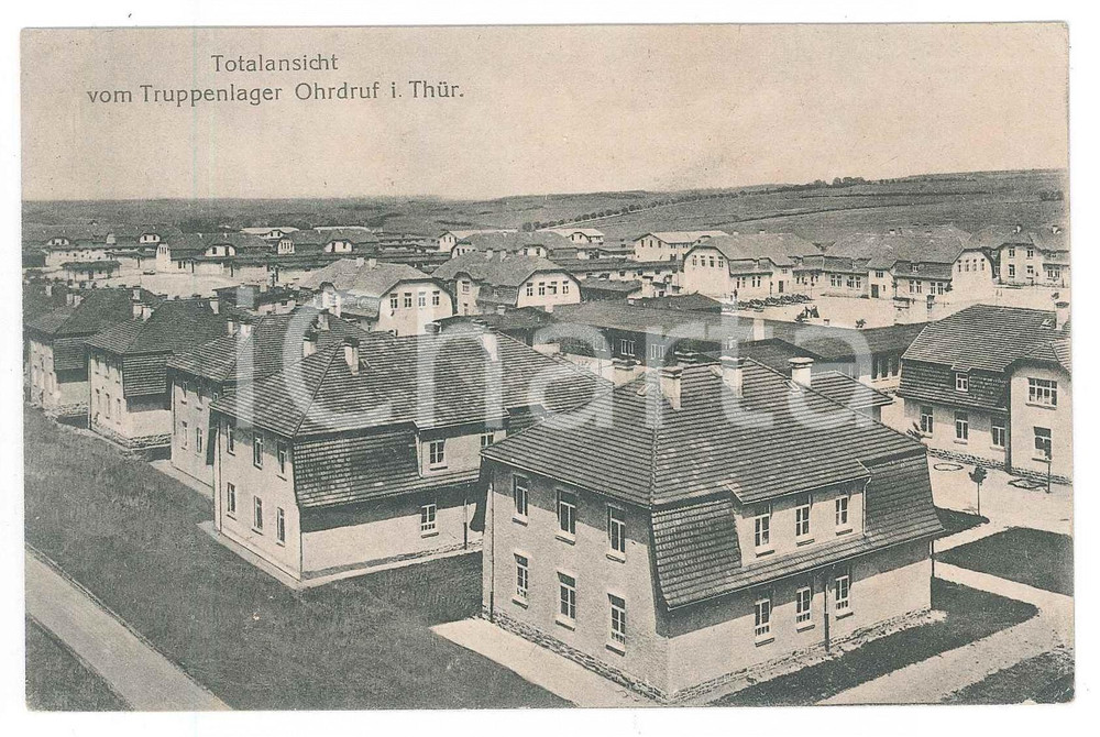 Cartolina originale da collezione 1916 WW1 OHRDRUF D Truppenlager  Totalansicht  Postcard 1