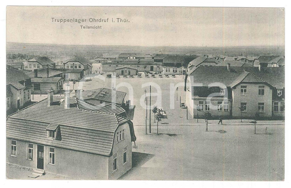 Cartolina originale da collezione 1915 WW1 OHRDRUF D Truppenlager  Teilansicht  ANIMATED Postcard 1